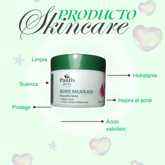 Contenido de producto skincare publicado por Johanna